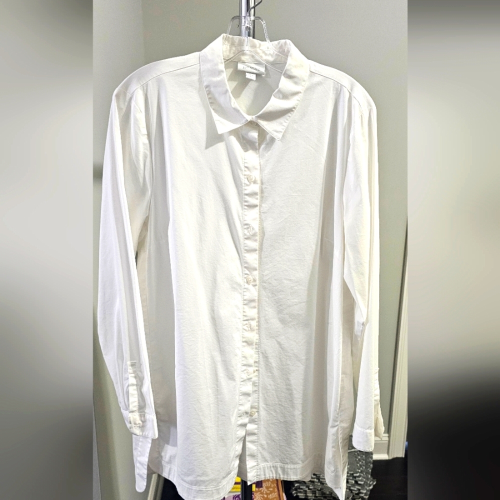 J.jill White long sleeve Shirt
